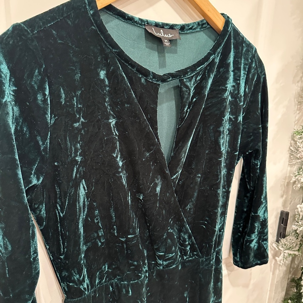 Lulu's Dark Green Maxi Dress - Forest Green - Picture 2 of 11